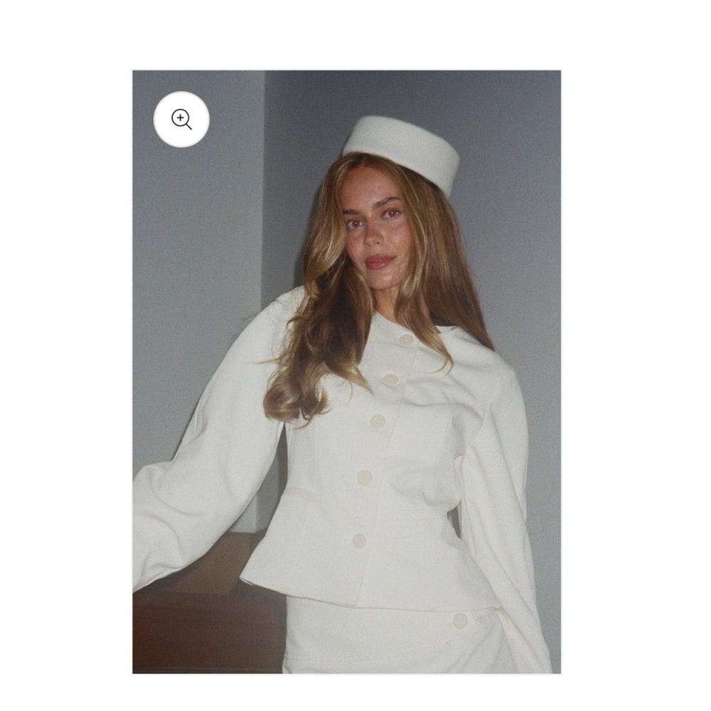 Bespoke Cream Round Pillbox Hat